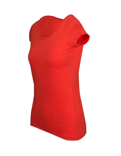 Picture of RAMO, Ladies Marl Scoop Neck T-Shirt